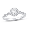 Thumbnail Image 1 of Previously Owned Diamond Promise Ring 1/2 ct tw Round 10K White Gold