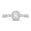 Thumbnail Image 3 of Previously Owned Diamond Promise Ring 1/2 ct tw Round 10K White Gold