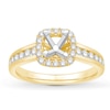 Thumbnail Image 1 of Previously Owned Diamond Engagement Ring Setting 1/2 ct tw Round 14K Yellow Gold