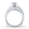Thumbnail Image 1 of Previously Owned Diamond Engagement Ring Setting 1-3/8 ct tw Round 18K White Gold