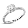 Thumbnail Image 4 of Previously Owned Diamond Engagement Ring 1/2 ct tw Round-cut 14K White Gold