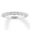 Thumbnail Image 1 of Previously Owned Diamond Anniversary Ring 1/10 ct tw Round-cut 10K White Gold