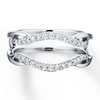 Thumbnail Image 4 of Previously Owned Diamond Enhancer Ring 1/5 ct tw Round-cut 14K White Gold