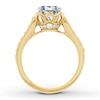 Thumbnail Image 2 of Previously Owned Diamond Ring Setting 5/8 carat tw Round 14K Yellow Gold