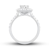 Thumbnail Image 2 of Previously Owned Diamond Engagement Ring Setting 1-1/5 ct tw Round Platinum