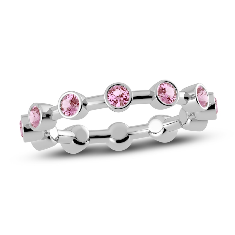 Juliette Maison Natural Pink Tourmaline Ring 10K White Gold