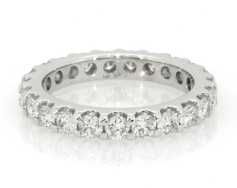 Main Image 1 of Previously Owned Diamond Eternity Ring 1-1/2 ct tw 14K White Gold