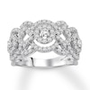 Thumbnail Image 1 of Previously Owned Diamond Anniversary Ring 1 carat tw Round-cut 14K White Gold