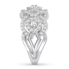 Thumbnail Image 2 of Previously Owned Diamond Anniversary Ring 1 carat tw Round-cut 14K White Gold