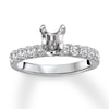 Thumbnail Image 0 of Previously Owned Diamond Engagement Ring Setting 5/8 ct tw Round 14K White Gold