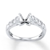 Thumbnail Image 0 of Previously Owned Diamond Engagement Ring Setting 5/8 ct tw Round 18K White Gold