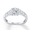 Thumbnail Image 2 of Previously Owned Diamond Engagement Ring Setting 5/8 ct tw Round 18K White Gold