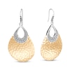 Thumbnail Image 1 of Previously Owned John Hardy Classic Chain Hammered Drop Earrings Sterling Silver/18K Yellow Gold