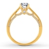 Thumbnail Image 2 of Previously Owned Diamond Ring Setting 1/5 ct tw Round-cut 14K Yellow Gold