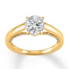 Thumbnail Image 3 of Previously Owned Diamond Ring Setting 1/5 ct tw Round-cut 14K Yellow Gold