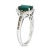 Thumbnail Image 1 of Previously Owned Le Vian Natural Emerald Ring 3/8 ct tw Diamonds 14K Vanilla Gold