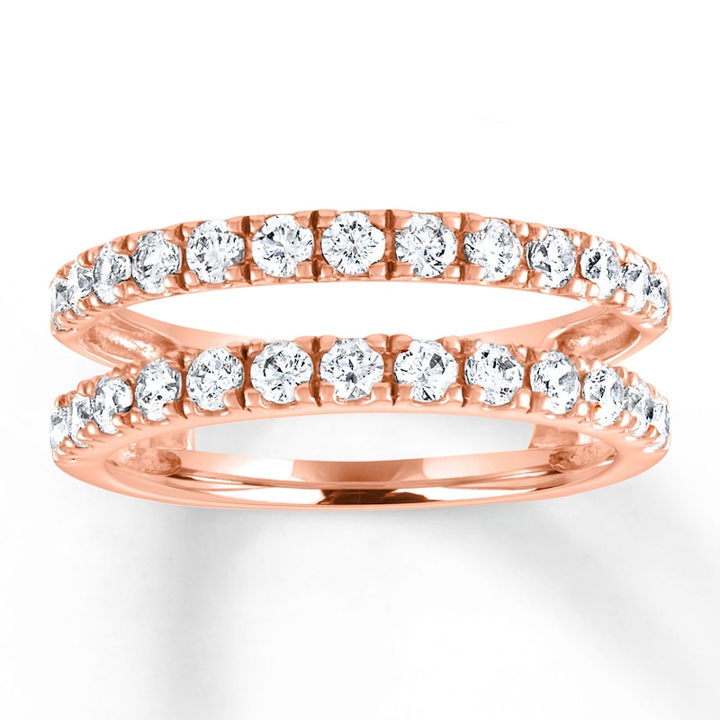 Main Image 1 of Previously Owned Diamond Enhancer Ring 1 carat tw Round-cut 14K Rose Gold