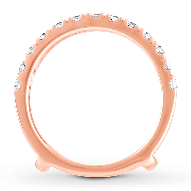 Main Image 2 of Previously Owned Diamond Enhancer Ring 1 carat tw Round-cut 14K Rose Gold