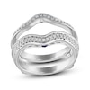 Thumbnail Image 1 of Previously Owned Vera Wang WISH Diamond Enhancer Ring 1/4 ct tw Round 14K White Gold