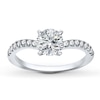 Thumbnail Image 3 of Previously Owned Diamond Ring Setting 1/5 ct tw Round-cut 14K White Gold