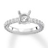 Thumbnail Image 0 of Previously Owned Diamond Ring Setting 3/4 carat tw Round 14K White Gold