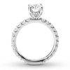 Thumbnail Image 1 of Previously Owned Diamond Ring Setting 3/4 carat tw Round 14K White Gold