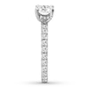 Thumbnail Image 2 of Previously Owned Diamond Ring Setting 3/4 carat tw Round 14K White Gold