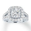 Thumbnail Image 3 of Previously Owned Vera Wang WISH Ring Setting 1-1/3 ct tw Diamonds 14K White Gold