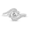 Thumbnail Image 3 of Previously Owned Three-Stone Diamond Engagement Ring 7/8 ct tw Round 14K White Gold