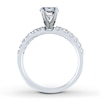 Thumbnail Image 2 of Previously Owned Diamond Engagement Ring Setting 5/8 ct tw Round 14K White Gold