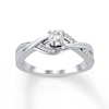 Thumbnail Image 1 of Previously Owned Diamond Promise Ring 1/3 ct tw Round 10K White Gold