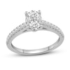 Thumbnail Image 0 of Previously Owned Diamond Engagement Ring 3/4 ct tw Round 14K White Gold