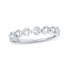 Thumbnail Image 1 of Previously Owned Diamond Anniversary Band 1/2 ct tw Bezel-set 14K White Gold