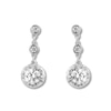 Thumbnail Image 1 of Previously Owned Diamond Dangle Earrings 5/8 ct tw Round 14K White Gold