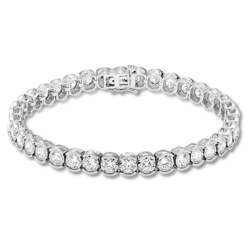 Previously Owned Diamond Bracelet 5 ct tw Round-cut 14K White Gold | Jared