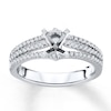 Thumbnail Image 1 of Previously Owned Diamond Ring Setting 1/3 carat tw Round 14K White Gold