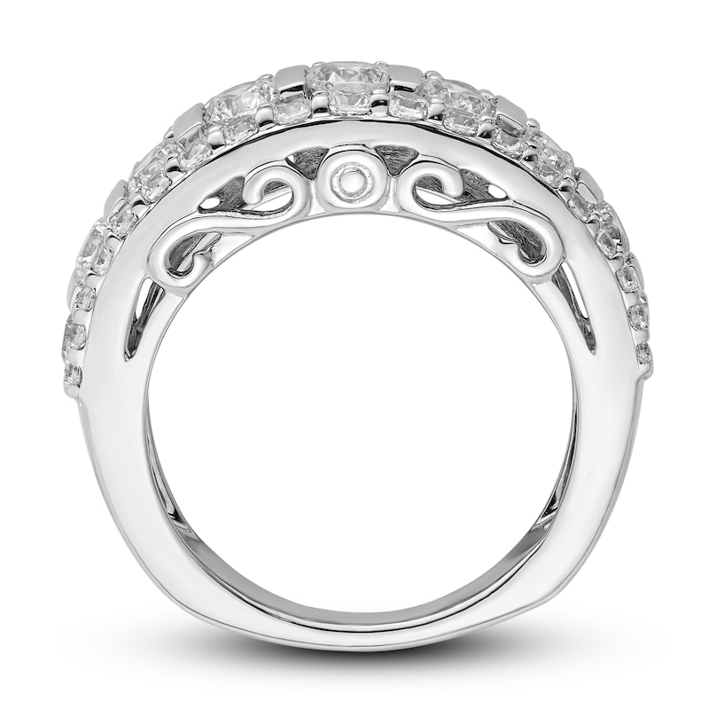 Main Image 3 of Previously Owned Hearts Desire Diamond Anniversary Ring 2 ct tw Round 18K White Gold