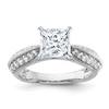Thumbnail Image 2 of Previously Owned Hearts Desire Ring Setting 1/2 ct tw Diamonds 18K White Gold/Platinum