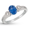 Thumbnail Image 1 of Previously Owned Le Vian Ceylon Sapphire Ring 1/4 ct tw Diamonds 14K Vanilla Gold