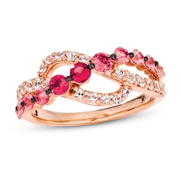 Previously Owned Le Vian Strawberry Ombre Ring 14K Strawberry Gold