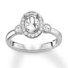 Thumbnail Image 1 of Previously Owned Diamond Ring Setting 1/4 carat tw Round 14K White Gold