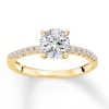 Thumbnail Image 3 of Previously Owned Diamond Engagement Ring Setting 1/6 ct tw Round 14K Yellow Gold