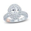 Thumbnail Image 1 of Previously Owned Pnina Tornai Diamond Engagement Ring 2-3/4 ct tw Oval/Round 14K White Gold