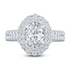 Thumbnail Image 3 of Previously Owned Pnina Tornai Diamond Engagement Ring 2-3/4 ct tw Oval/Round 14K White Gold