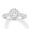 Thumbnail Image 0 of Previously Owned Diamond Engagement Ring 1 carat tw Round 14K White Gold