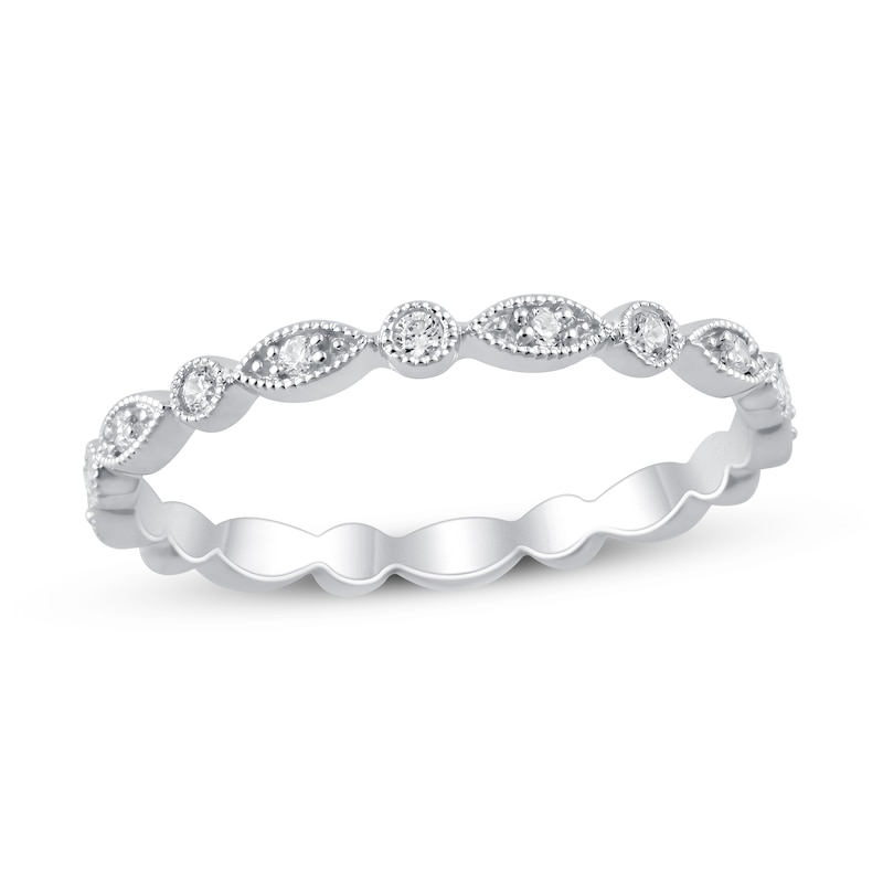 Previously Owned Diamond Eternity Band 1/5 ct tw Round 14K White Gold