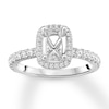 Thumbnail Image 1 of Previously Owned Diamond Ring Setting 1/2 carat tw Round 14K White Gold