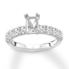 Thumbnail Image 0 of Previously Owned Diamond Ring Setting 5/8 carat tw Round 14K White Gold