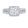 Thumbnail Image 3 of Previously Owned Vera Wang WISH Ring Setting 3/4 ct tw Diamonds 14K White Gold