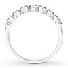 Thumbnail Image 2 of Previously Owned Diamond Anniversary Band 1/4 ct tw Bezel-set 14K White Gold